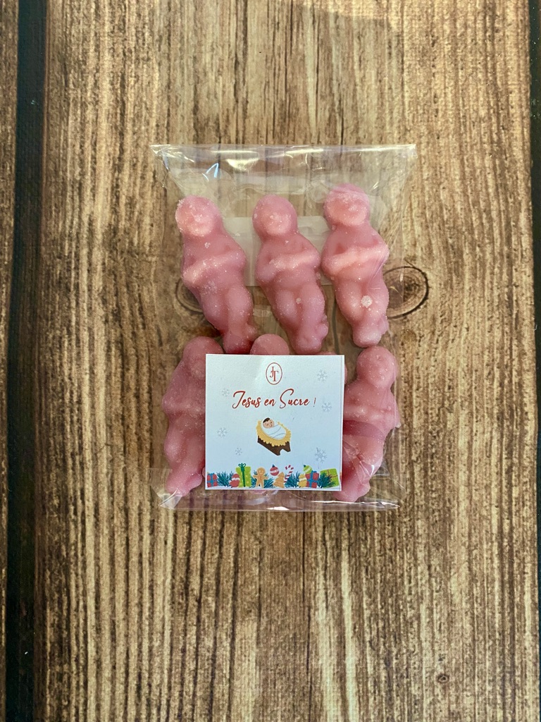 Sachet 7 Jesus en sucre fondant